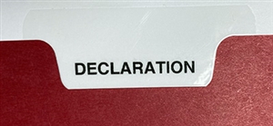 Bottom Tab - Declaration - Pos. 5