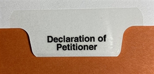 Bottom Tab - Declaration of Petitioner - Pos. 3
