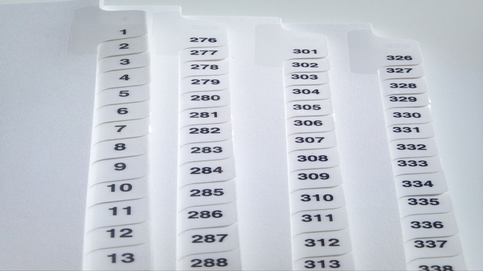 Side Tab Collated Sets